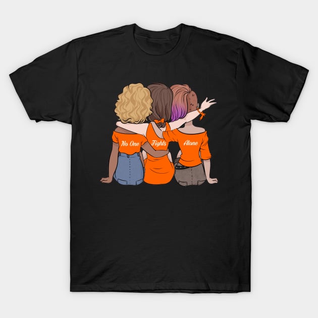 Multiple Sclerosis Awareness T-Shirt by Elliottda